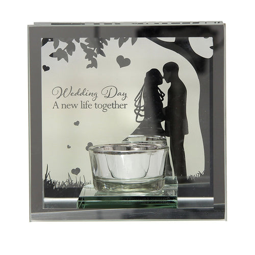 Wedding Day A New Life Together Reflections from the Heart Mirrored Tealight