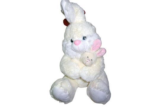 keel toys rabbit with baby one supplied at random