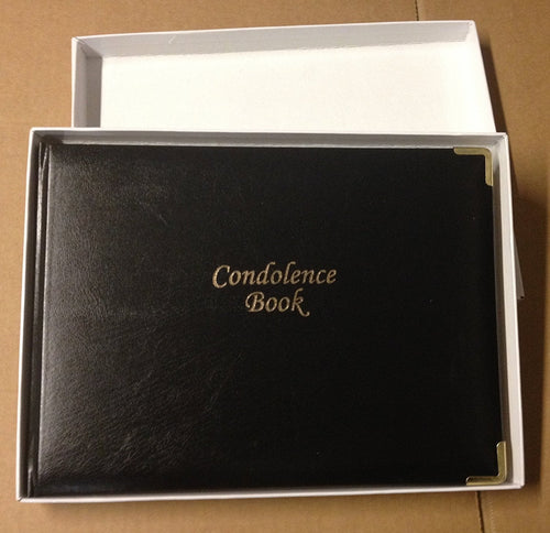 Tallon Condolence Book with Keepsake Box
