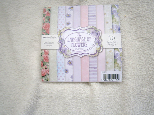 Crafters 6x6 Card pad 20sheets Pads 10designs