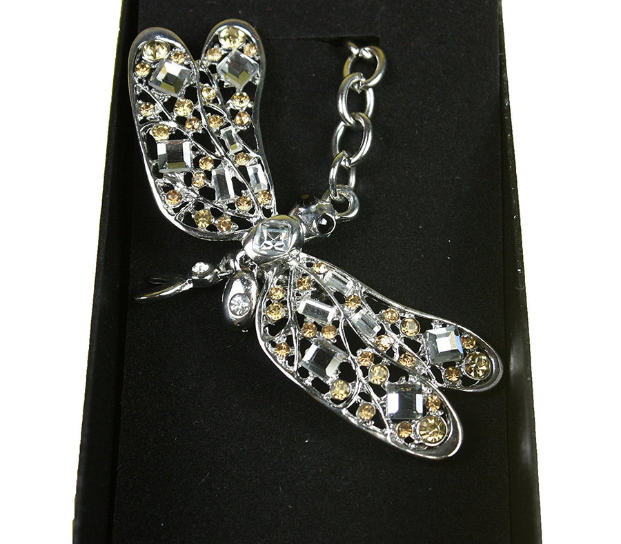 Dragonfly Diamante Keyring and Presentation Box
