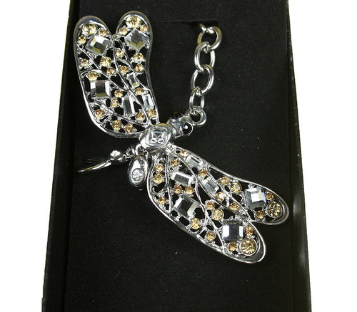 Dragonfly Diamante Keyring and Presentation Box