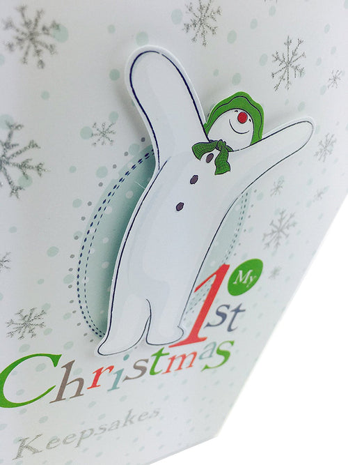 Baby's First Christmas Memories Keepsake Box Raymond Briggs Snowman