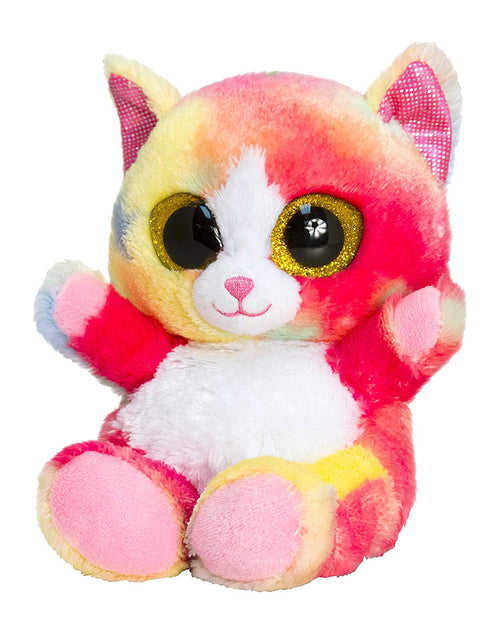 Keel Toys SF0437 15 cm Animotsu Rainbow Cat Plush Toy