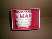 "MAM" Sentimental Pink Butterfly Ceramic Mug with Presentation Box