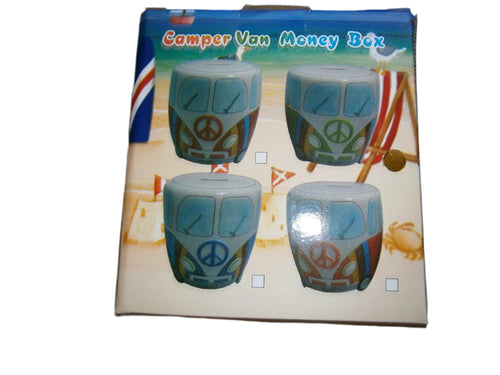 love campervan money box choice 4 colours one supplied
