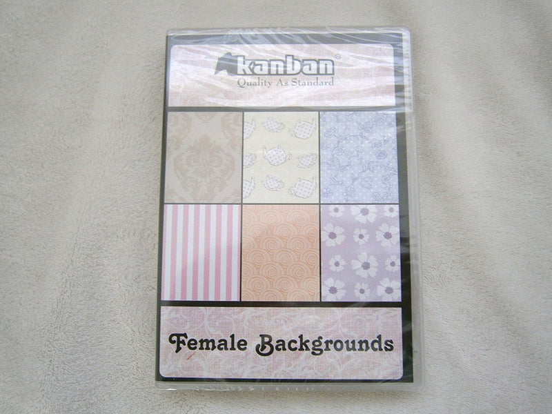 female backgrounds backing paper cd