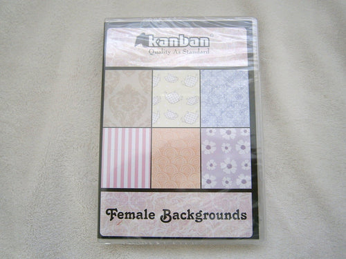 female backgrounds backing paper cd