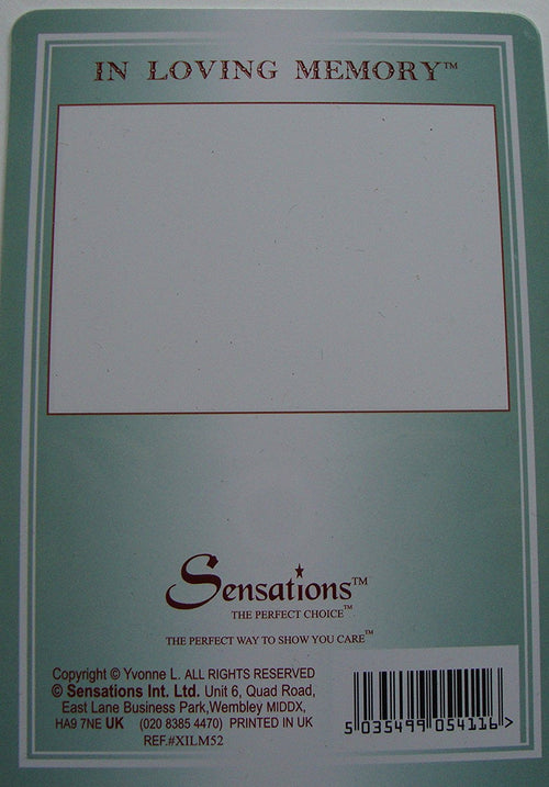Grave Card - Remembering with love a precious young child At Christmas