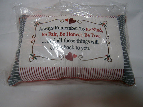 sentiments cushion rember to be kind