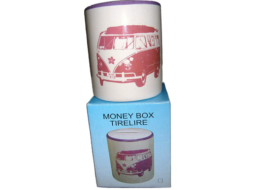 camper van money box tirelire choice colours red blue green one supplied
