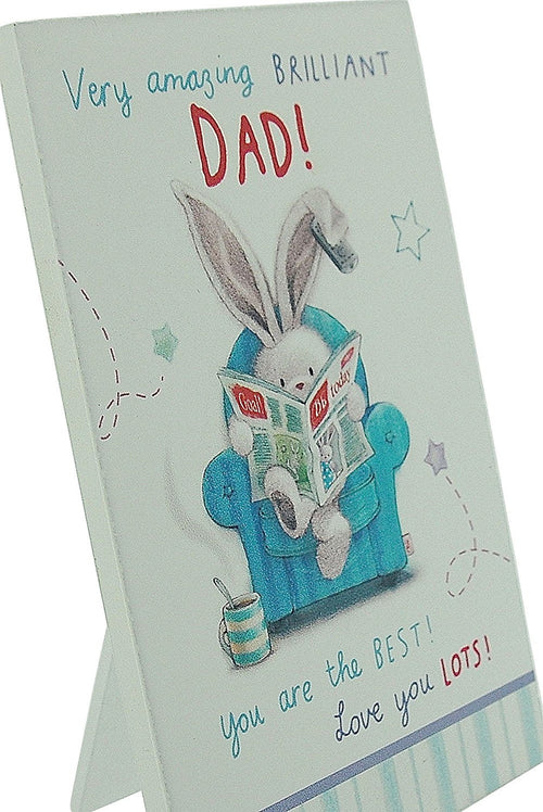 Bebunni Close To Your Heart For The Best "Dad" Free Standing Plaque