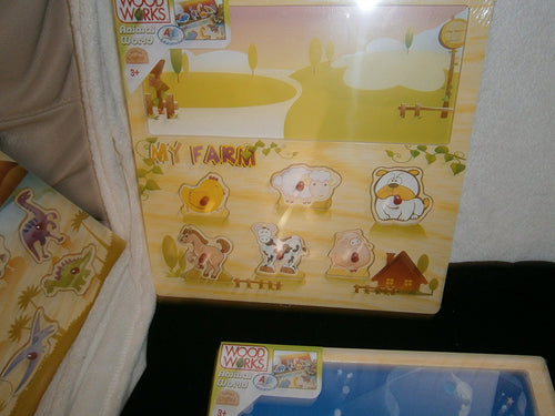 woodworks animal peg board 2 in one patterns various(large peg board)