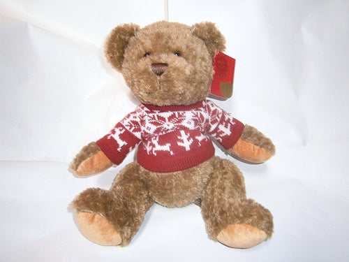 christmas bear in jumper
