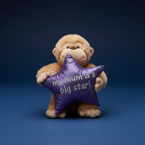 blonde jojo monkey with star