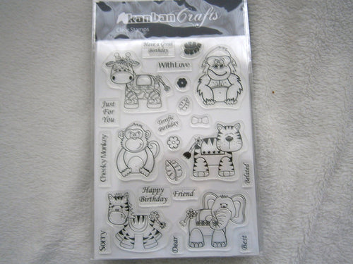 kanban clear stamps birthdays