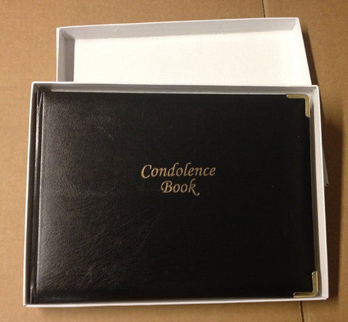 Tallon Condolence Book with Keepsake Box