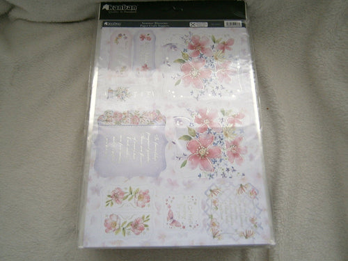 sumer blossoms paper craft toppers