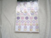 lavender accents paper craft toppers
