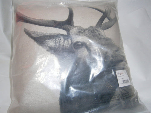 stag head cushion large