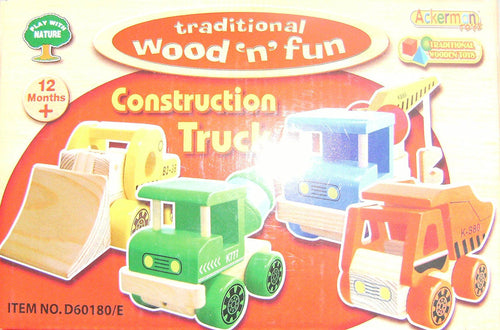 Traditional Wood 'N' Fun Construction Truck