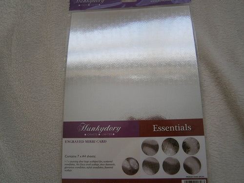 hunkydory essentials engraved mirri card