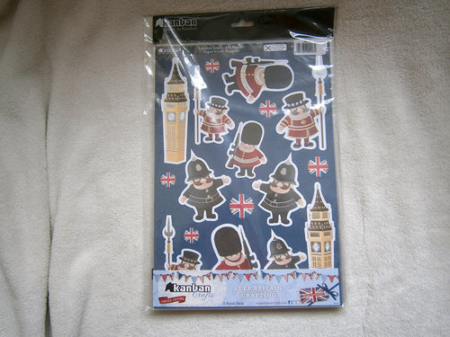 london icons -on parade papercraft toppers