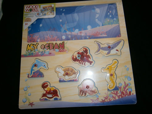 woodworks animal peg board 2 in one patterns various(large peg board)