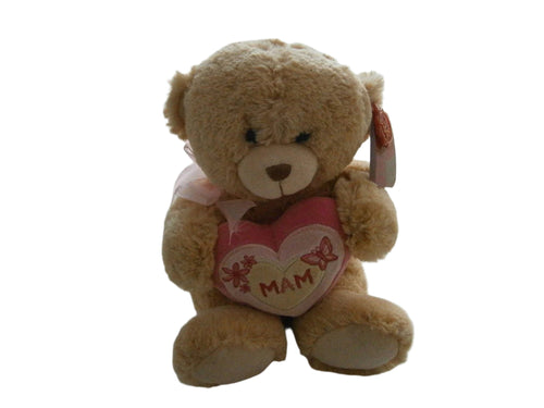 keel bear with heart 25cm mam