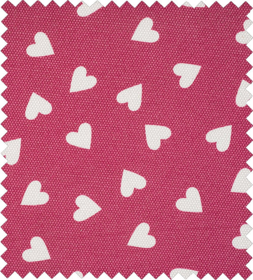 Hobby Gift MRM/189 | Raspberry Heart Print Med Sewing Basket | 18½x26x15cm