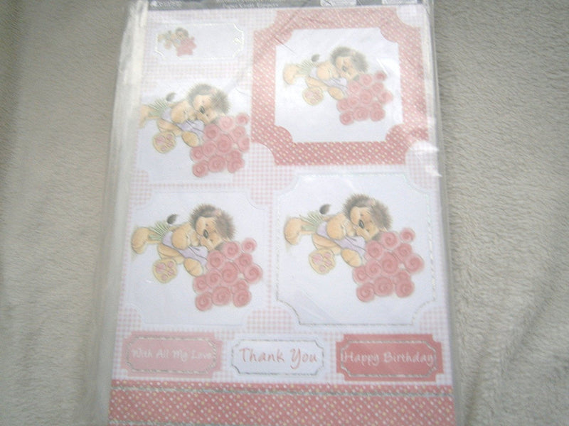 birthday flowers-simba papercraft toppers