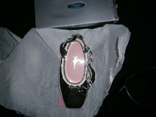 the juliana collection ballet shoe silver plated photo frame
