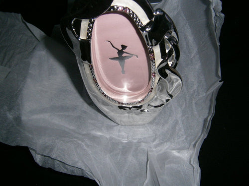 the juliana collection ballet shoe silver plated photo frame
