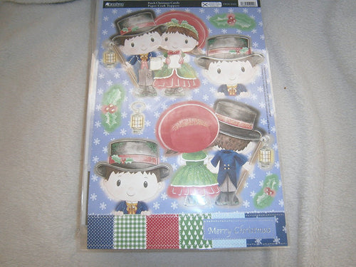 patch christmas carols papercraft toppers