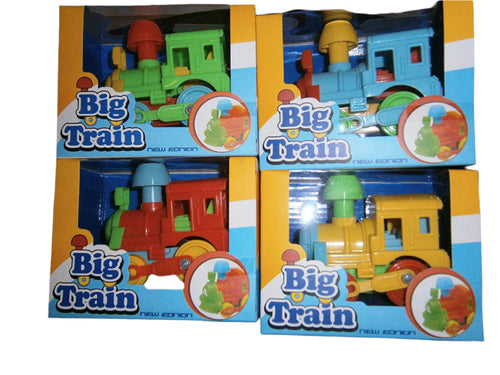 pull back train assorted colours one supplie