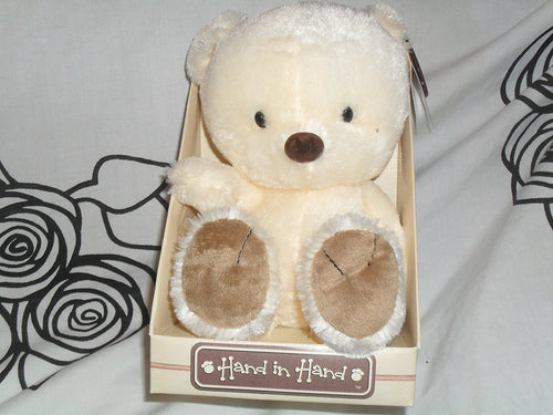 Soft Cuddle Toy Bear Color white
