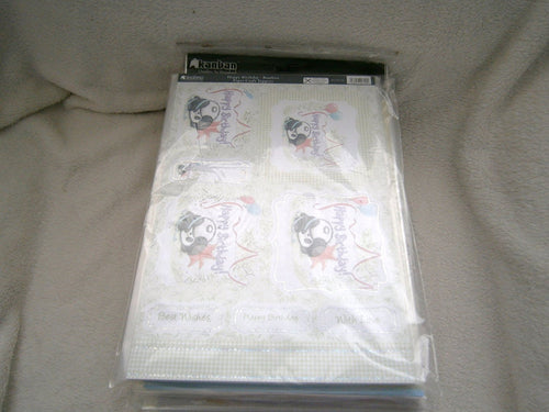 happy birthday-bamboo 2pack papercraft toppers