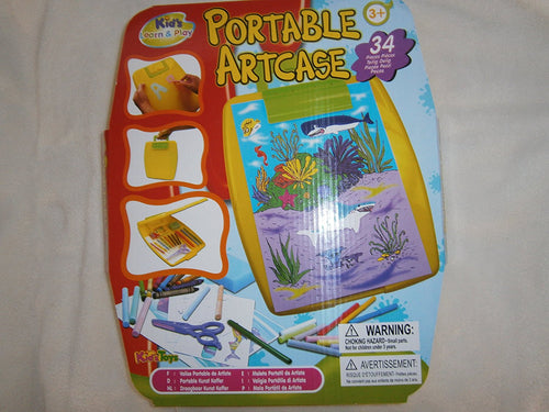 portable artcase 34 pieces