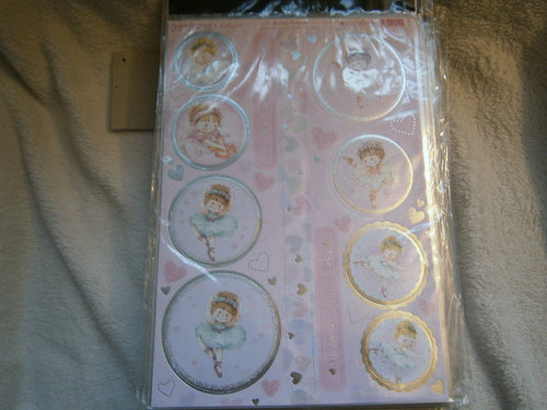 sugarbuttons by kathryn x sparkly topper ballet cuties