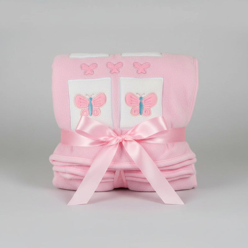 bobo boutique extra soft blanket 80x100cm pink