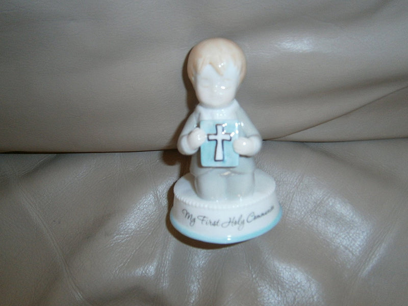 gifts of faith commemorative communion figurine boy