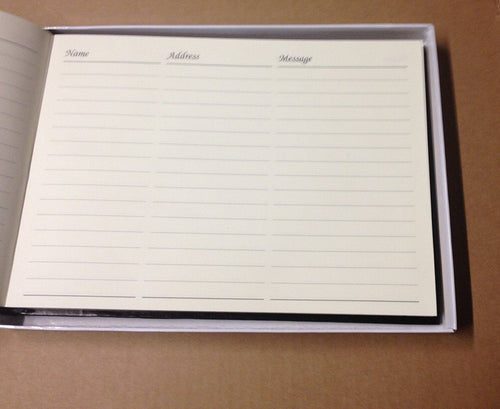 Tallon Condolence Book with Keepsake Box