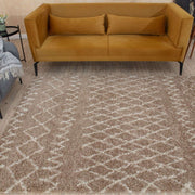 Moroccan Beige Shaggy Rug | 920