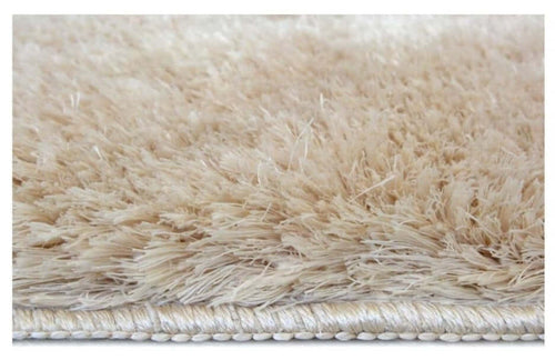 Soft Washable Beige Shaggy Rug | SA-02