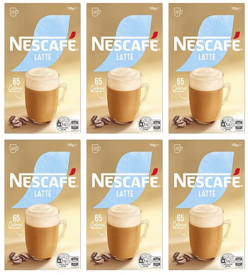 6 x Nescafe Latte Frothy Coffee Sachets - 126