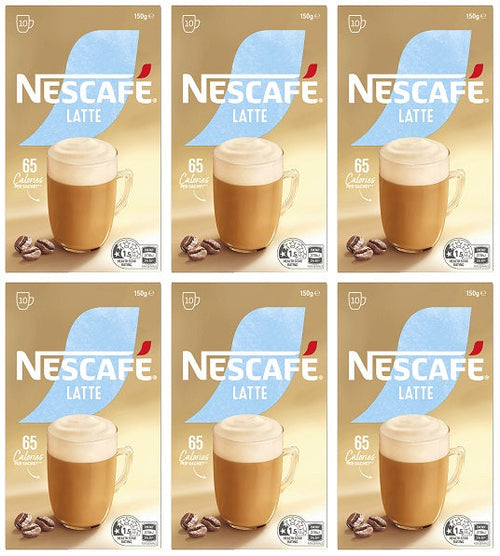 6 x Nescafe Latte Frothy Coffee Sachets  - 126