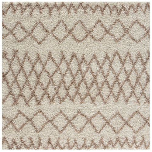 Moroccan Ivory Beige Shaggy Rug | 930