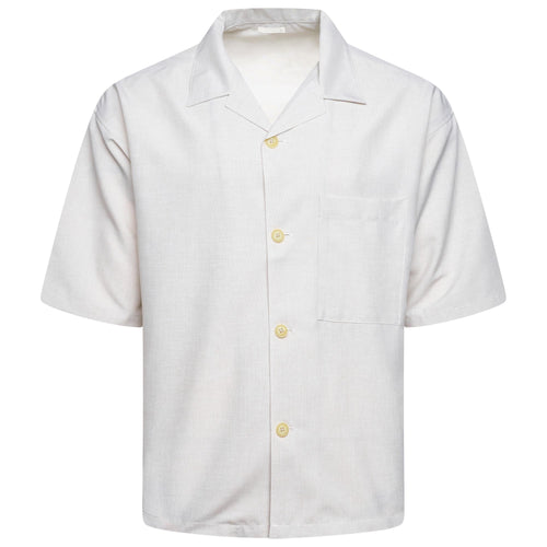 Full Button Open Collar Summer Shirt