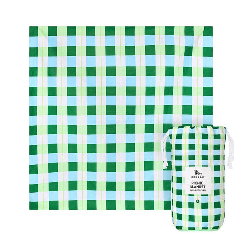 Dock & Bay Picnic Blanket - Apple Tart: Large (170x170cm)