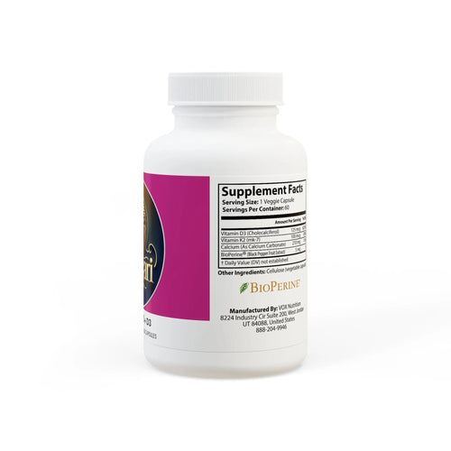 Vitamin K2 + D3 Supplement (60 Capsules)